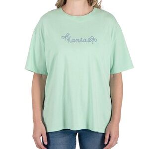Mint Green Graphic T-Shirt